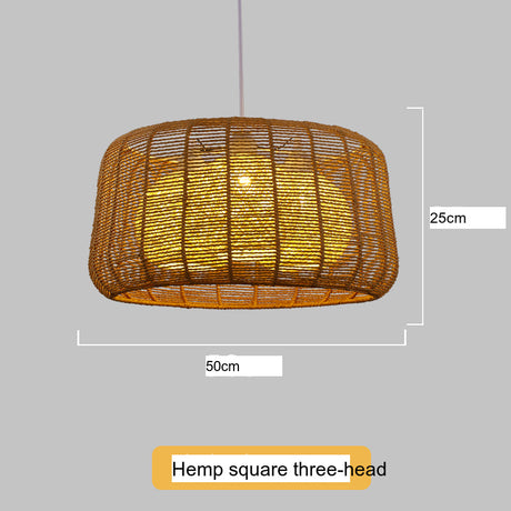 BOJI Kintaro Artistic Woven Lampshade Ceiling Lamp from BOJI