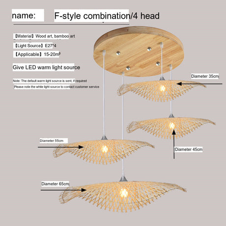 BOJI Azura Artisan Woven Ceiling Lamp from BOJI