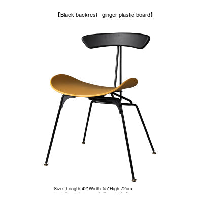 NIYE Lysander Retro Industrial Iron Dining Chair from NIYE