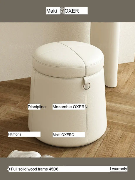 MOXER Lucinda Elegant Light Luxury Makeup Stool from MOXER