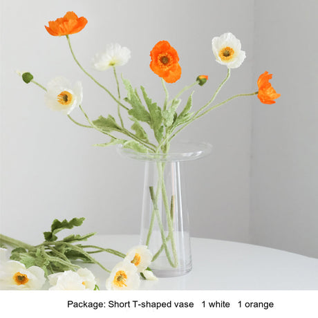 LIVETAI Serafina Lifelike Silk Camellia Flower Arrangement Decor from LIVETAI