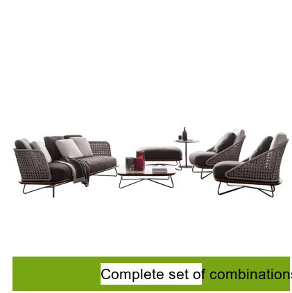 RATTAN SPACE Isidora Waterproof Comfort Lounge Chair from RATTAN SPACE