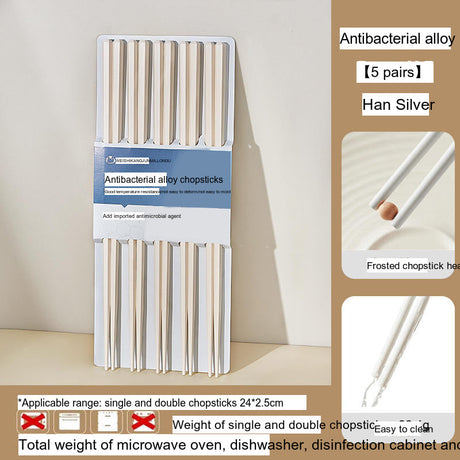 MOSE Antibacterial Metal Chopsticks Set from MOSE