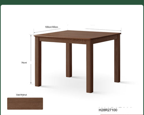 GENJI Hiroshi Elegant Solid Wood Dining Table from GENJI