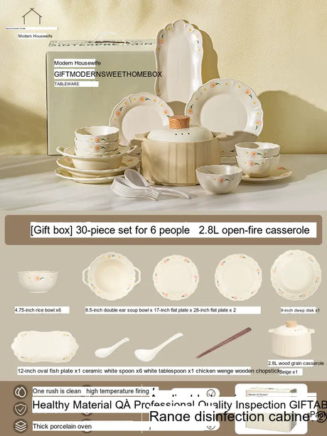 MH Elowen Elegant Dinnerware Gift Set from MH