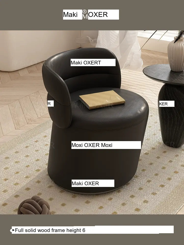 MOXER Marisol Sleek High-Quality Makeup Stool from MOXER