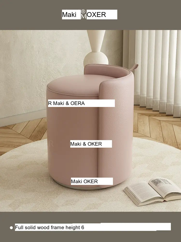 MOXER Nishikawa Elegant Luxury Swivel Makeup Chair from MOXER