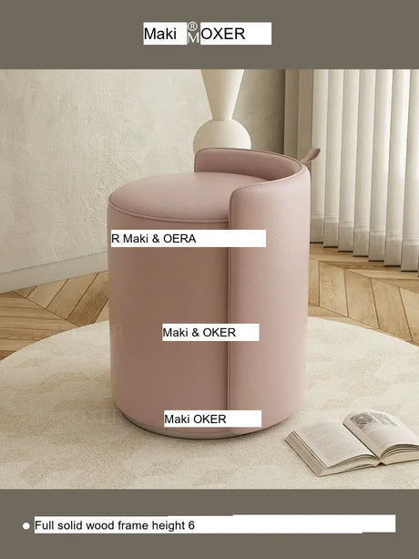 MOXER Nishikawa Elegant Luxury Swivel Makeup Chair from MOXER