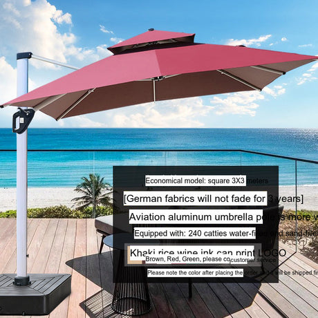 MOJIA Valeria European-Style Roman Garden Umbrella for Shade & Elegance from MOJIA