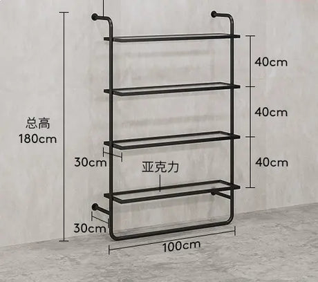 SM Vivian Stainless Steel Shoes and Clothing Stand from SM
