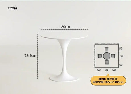 PUMPKIN BOX Round Tulip Dining Table from PUMPKIN BOX