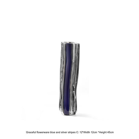 VAVINCI Isolde Striped Polkadot Handmade Ceramic Vase from VAVINCI
