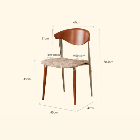 LAIMO Penelope Vintage Wooden Dining Chair from LAIMO