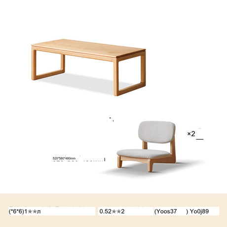 GENJI Harukaze Elegant Solid Wood Tea Table from GENJI