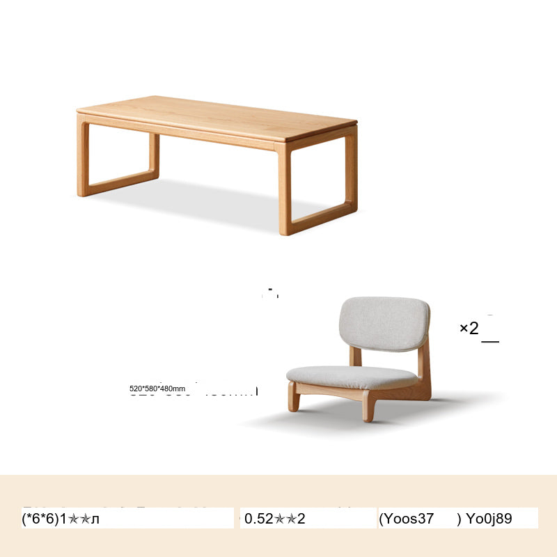 GENJI Harukaze Elegant Solid Wood Tea Table from GENJI