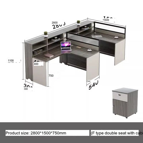 MUTINI Jasper Sleek Modern Office Desk Set from MUTINI