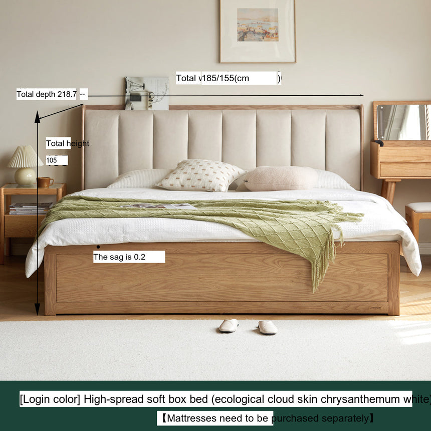 GENJI Takamatsu Elegant Solid Wood Storage Bed from GENJI