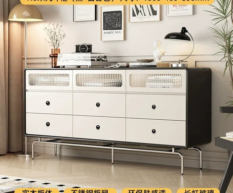 LINYUE Juliette French Multi-Drawer Bed End Cabinet from LINYUE