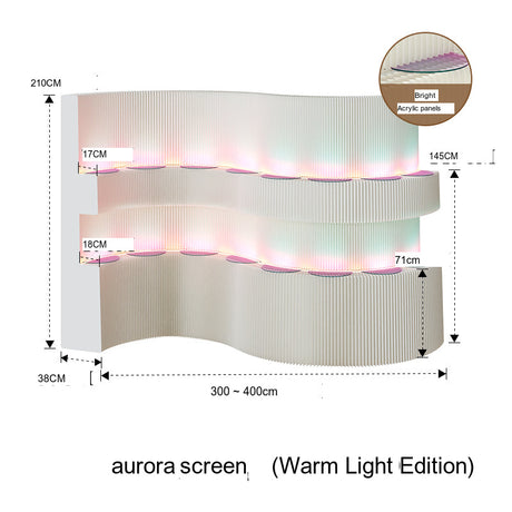 SHIBA Takashiro Illuminated Mobile Partition Screen from SHIBA