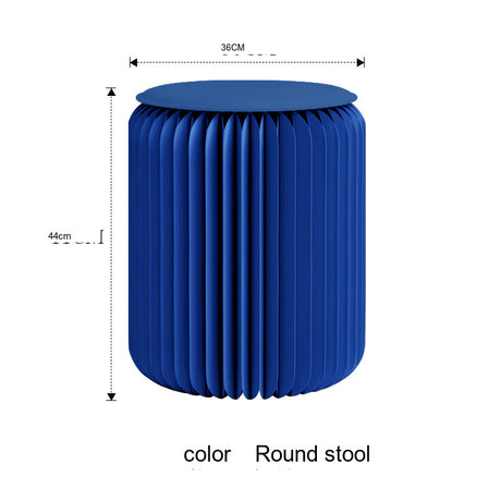 SHIBA Tameshigawa Chic Minimal Folding Round Stool from SHIBA