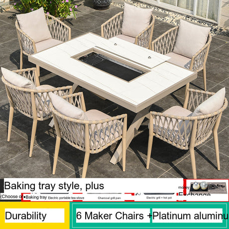 MOJIA Callista Aluminum Outdoor Lounge Chair for Modern Villas from MOJIA