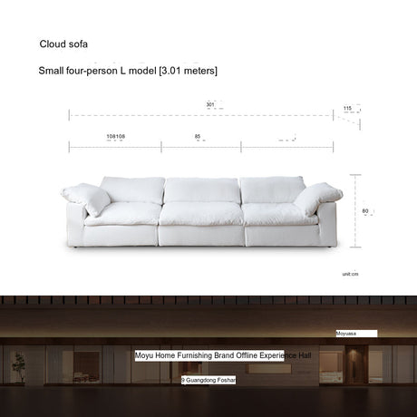 MOYU Isolde Plush Down Comfort Module Sofa from MOYU