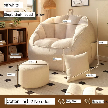LEDONG Tamsin Cozy Comfort Kids Beanbag Sofa from LEDONG