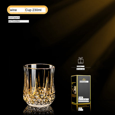 Spar Diamond Wine Glasses from JINSHAN