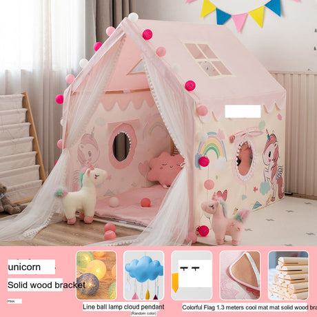 LITTLE DOVE Santiago Enchanted Indoor Castle Tent Playhouse from LITTLE DOVE