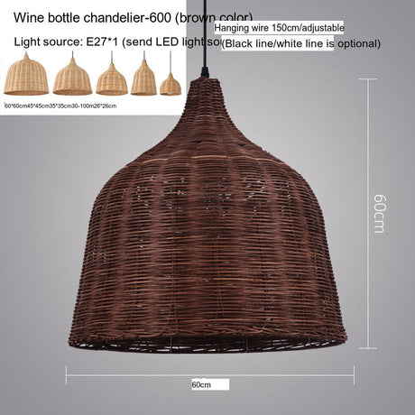 BOJI Takumi Elegant Bamboo Ceiling Lamp from BOJI