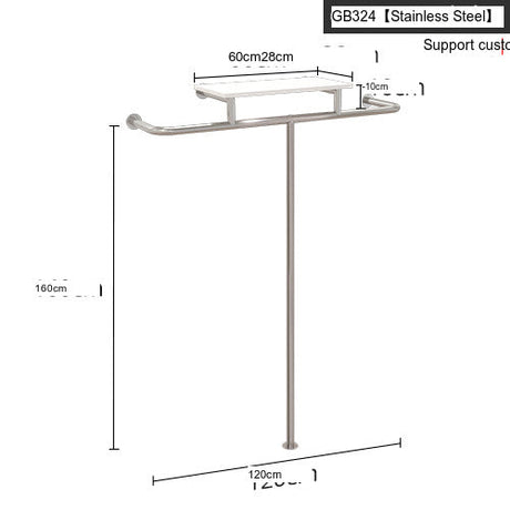 SM Hazel Wall-Mounted Side Hanging Display Shelf from SM