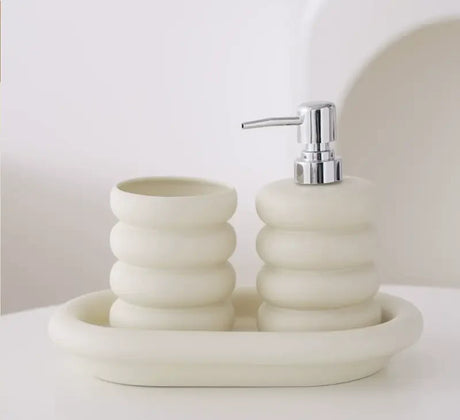 LENYVASEN Esme Elegant Bathroom Wash Cup Set from LENYVASEN