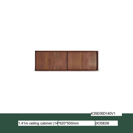 GENJI Sapporo Rustic Black Walnut Sliding Door Wardrobe from GENJI