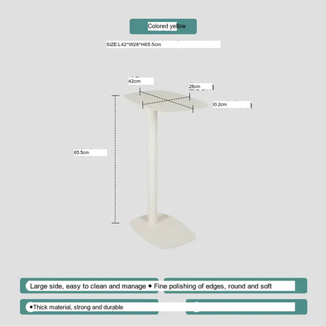 ABOUT WHITE Candelaria Minimalist Storage Coffee Table from ABOUT WHITE