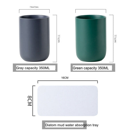 TIANRUN Azura Elegant Minimalist Ceramic Water Cup from TIANRUN