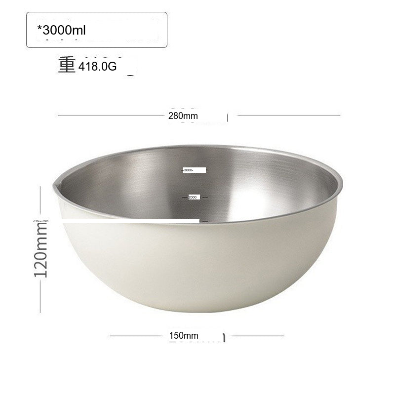 SUCO Akihiko Elegant Stainless Steel Salad Bowl from SUCO