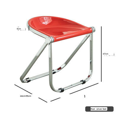 NIYE Montgomery Sleek Transparent Folding Stool from NIYE