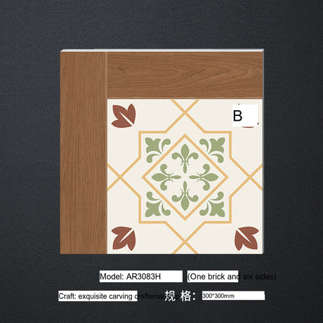 LOFTWELL Mistral Sleek Modern Small Tiles 300x300 Green Wall Tile from LOFTWELL
