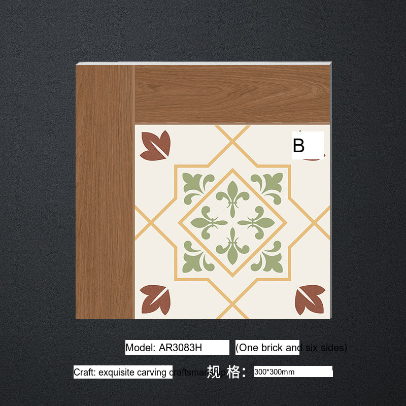 LOFTWELL Mistral Sleek Modern Small Tiles 300x300 Green Wall Tile from LOFTWELL