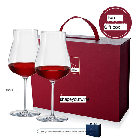 RONA Czech Burgundy Red Wine Glass from RONA