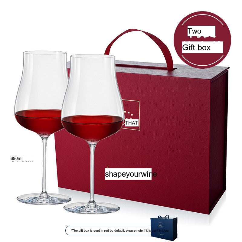 RONA Czech Burgundy Red Wine Glass from RONA