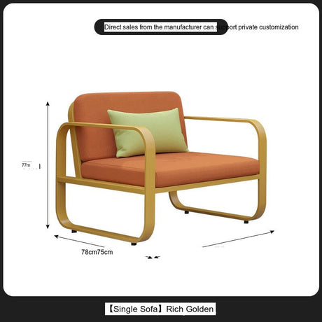 DIME GARDEN Marisol Modern Rainproof Outdoor Sofa Chair from DIME GARDEN