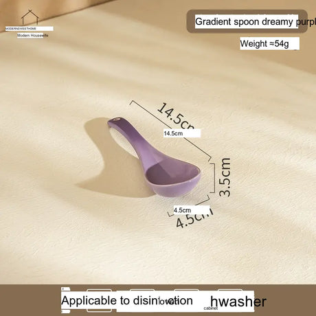 MH Elowen Elegant High-Value Ceramic Soup Spoon from MH