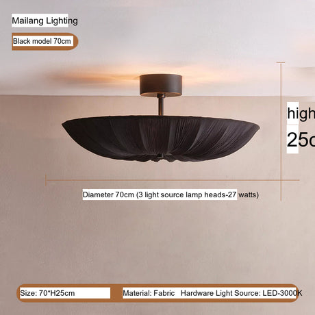 MAILANG Anorak Sleek Cream Lighting Ceiling Fixture from MAILANG