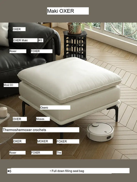 MOXER Alhambra Elegant Light Luxury Footstool from MOXER