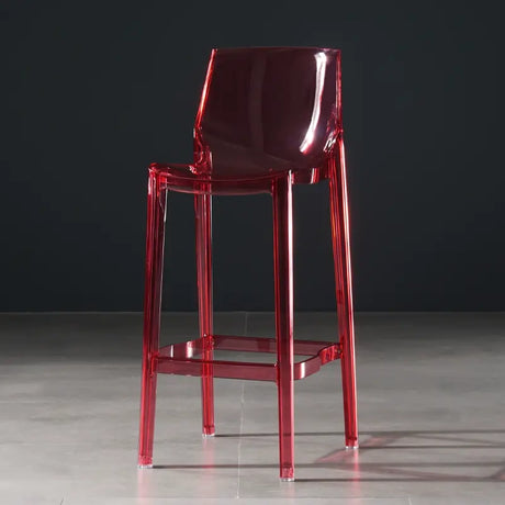 ABOUT WHITE Yamanashi Sleek Transparent Bar Chair from ABOUT WHITE