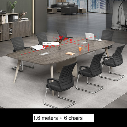 MUTINI Oliver Simple Modern Curved Conference Table Set from MUTINI