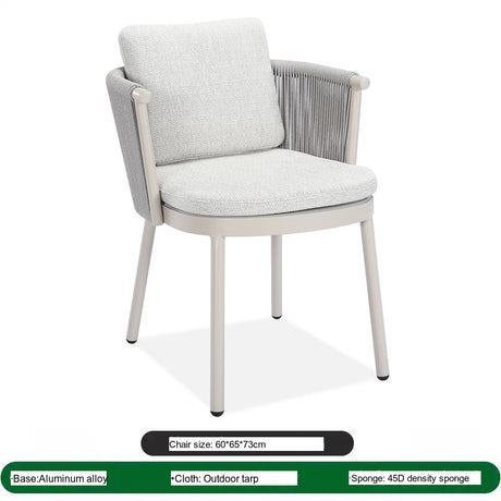 DIME GARDEN KALAHARI Waterproof Sunscreen Teak Balcony Furniture from DIME GARDEN