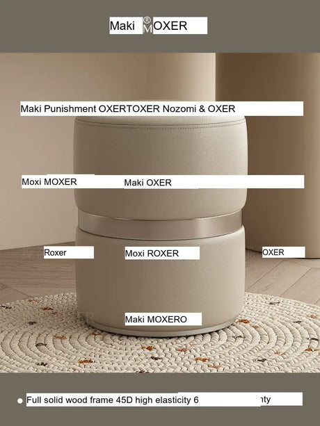 MOXER Kairo Elegant Rotating Makeup Stool from MOXER