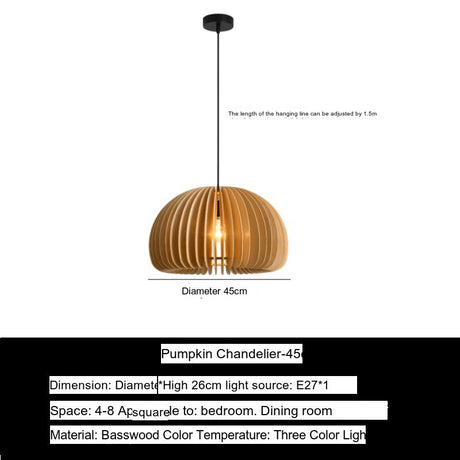 BOJI Takumi Rustic Elegant Wooden Ceiling Lamp from BOJI
